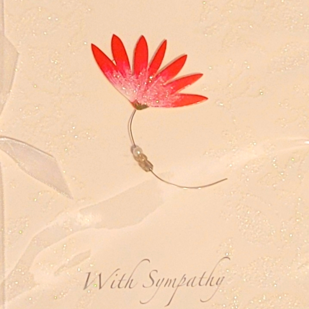 WITH SYMPATHY GREETING CARD